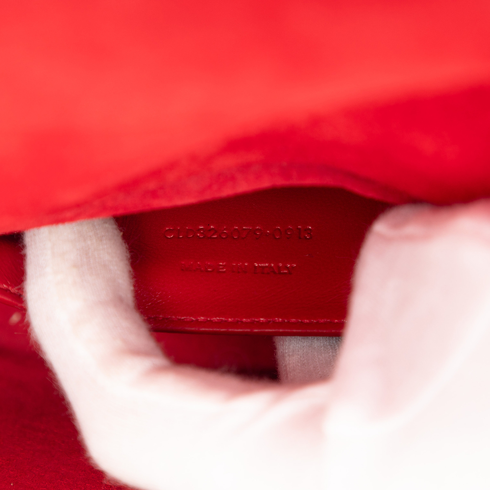 Pre-Loved Saint Laurent Grain de Poudre Monogram Cassandre Clutch - Picture 6 of 8